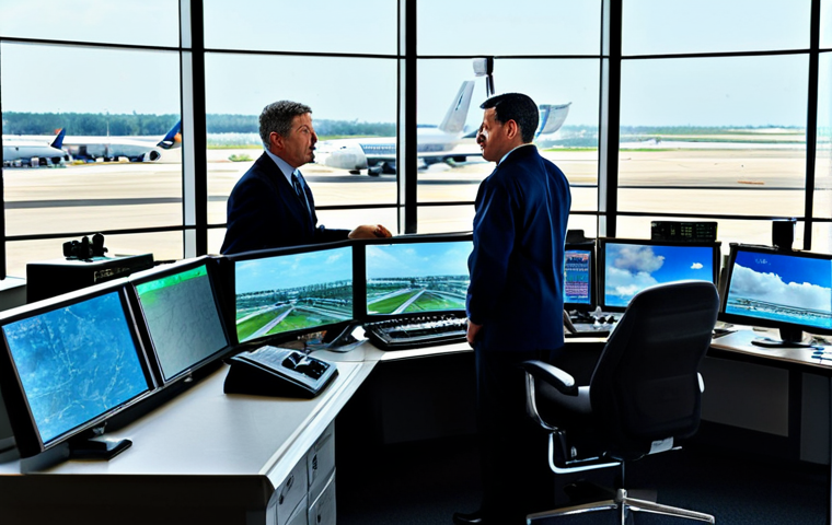 항공교통관제사가 되기 위한 대학 전공 선택 - Air Traffic Controller Training**

"A student at an air traffic control simulator, fully clothed in ...