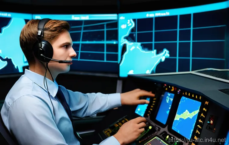 항공교통관제사의 연봉 비교  국내 vs 해외 - **An international air traffic control tower overlooking a major European airport.**
    *   **Promp...